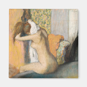 Edgar Degas After the Bath, Woman Drying Neck Magnet