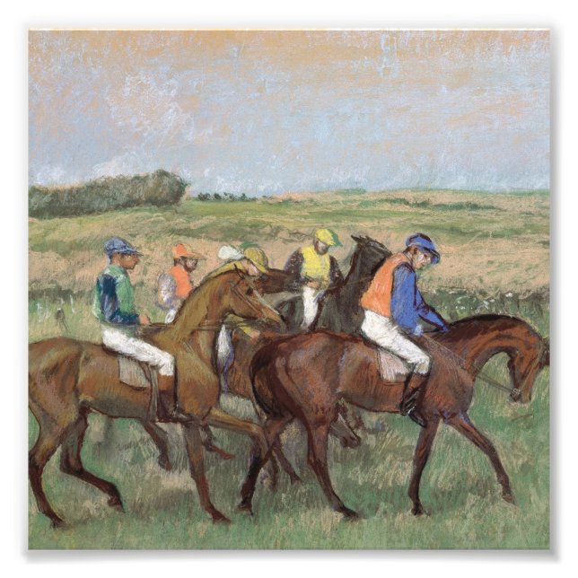 Edgar Degas - At The Races Photo Print (Front)