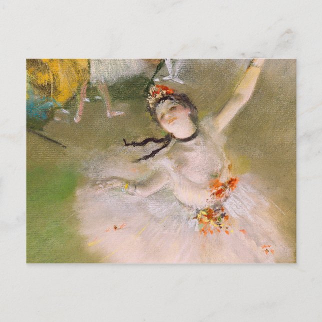 Edgar Degas Ballerina Fine Art Postcard (Front)