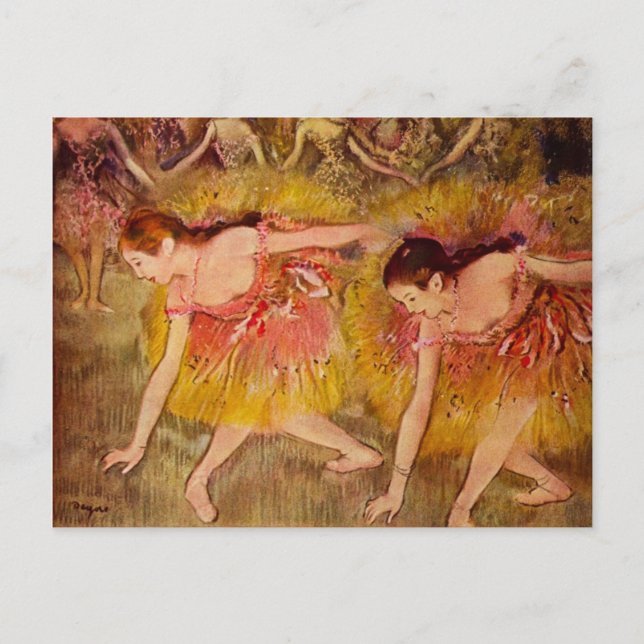 Edgar Degas Ballerina Postcard (Front)