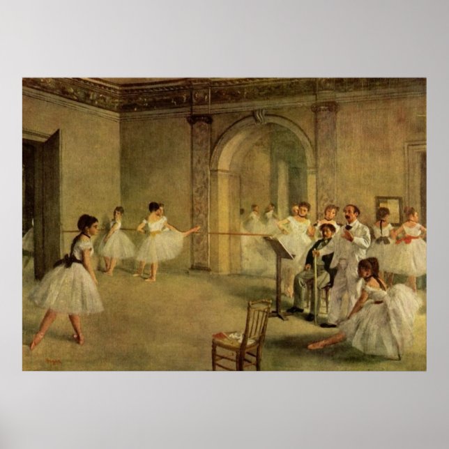 Edgar Degas Ballerinas Canvases, Prints & Posters (Front)