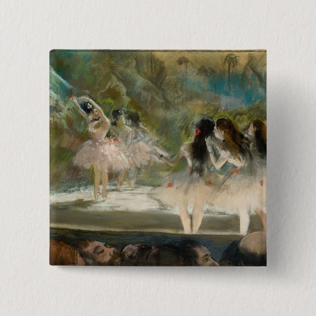 Edgar Degas - Ballet at the Paris Opera 15 Cm Square Badge (Front)