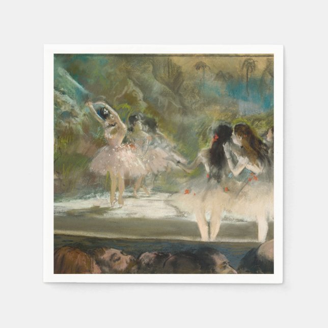 Edgar Degas - Ballet at the Paris Opera Napkin (Front)