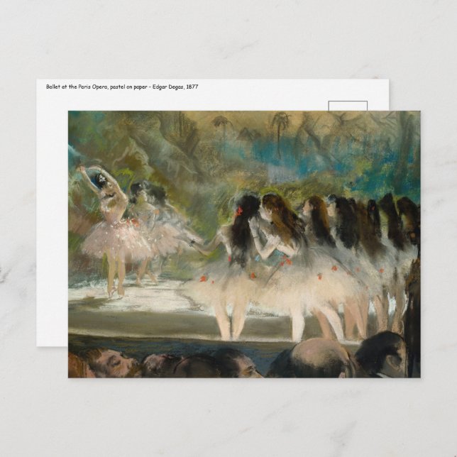 Edgar Degas - Ballet at the Paris Opera Postcard (Front/Back)