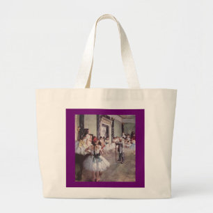 Edgar Degas Ballet Lesson Large Tote Bag