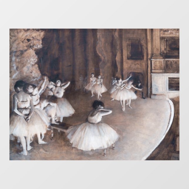 Edgar Degas - Ballet Rehearsal on Stage (Sheet)