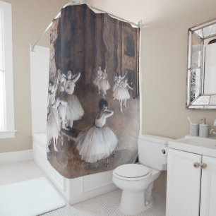 Edgar Degas - Ballet Rehearsal on Stage Shower Curtain