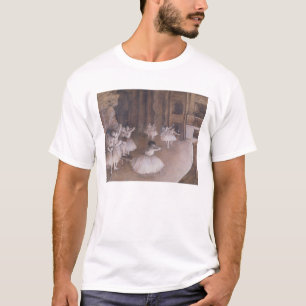 Edgar Degas Ballet Rehearsal on the Stage, 1874 T-Shirt