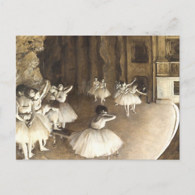 Edgar Degas | Ballet Rehearsal Postcard (Front)