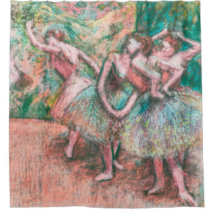 Edgar Degas Ballet Scene Impressionist Art Shower Curtain