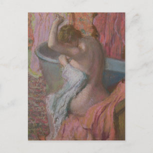 Edgar Degas Bather Postcard