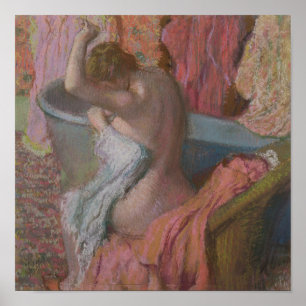 Edgar Degas Bather Poster