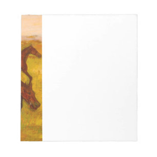 Edgar Degas Before the Race Notepad