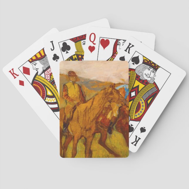 Edgar Degas Before the Race Playing Cards (Back)
