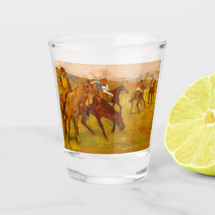 Edgar Degas Before the Race Shot Glass