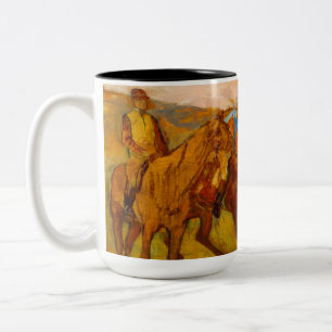 Edgar Degas Before the Race Two-Tone Coffee Mug