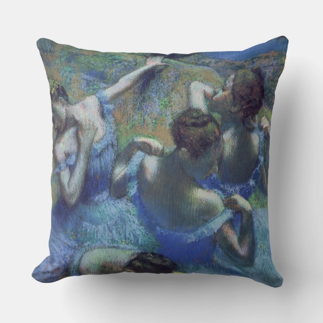 Edgar Degas | Blue Dancers, c.1899 Cushion (Front)