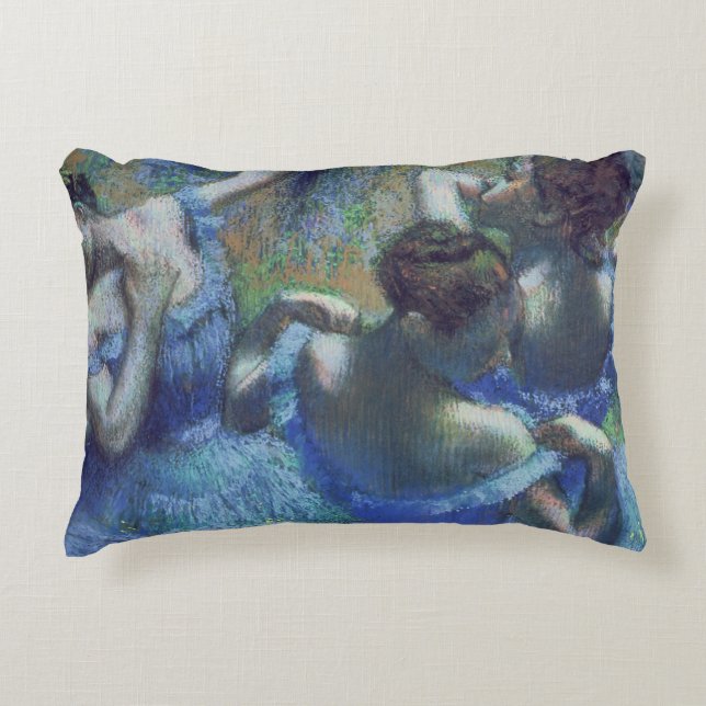 Edgar Degas | Blue Dancers, c.1899 Decorative Cushion (Front)