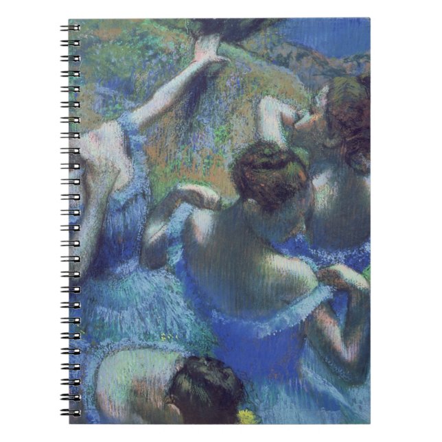 Edgar Degas | Blue Dancers, c.1899 Spiral Notebook (Front)