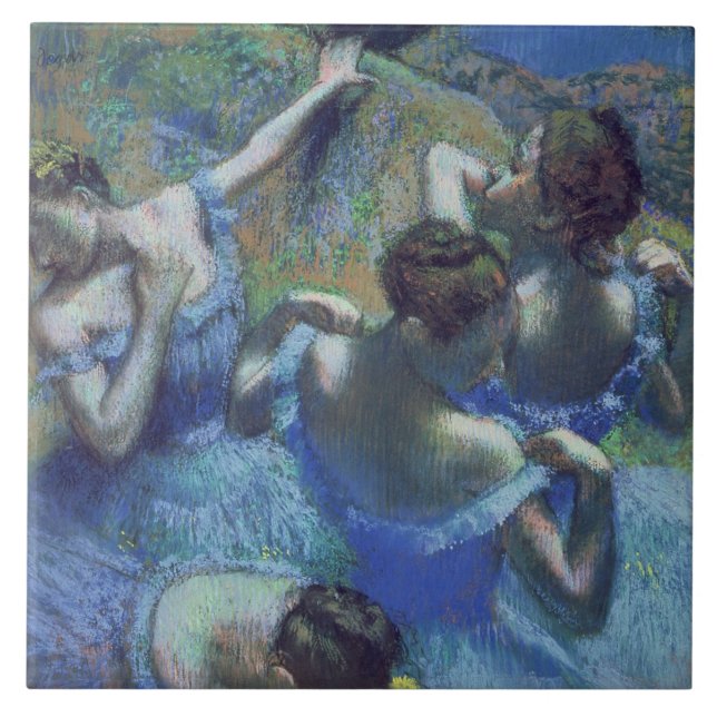 Edgar Degas | Blue Dancers, c.1899 Tile (Front)