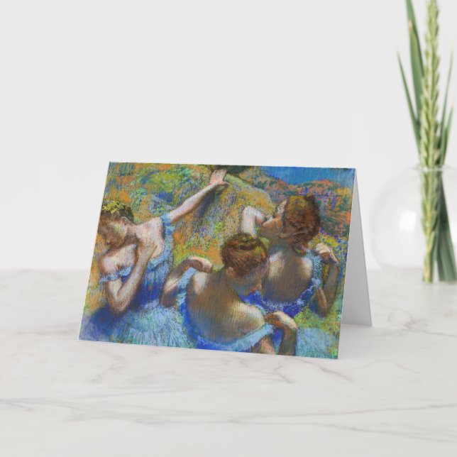 Edgar Degas - Blue Dancers Card (Front)