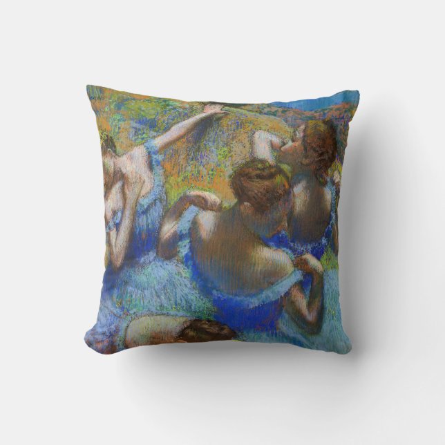 Edgar Degas - Blue Dancers Cushion (Front)