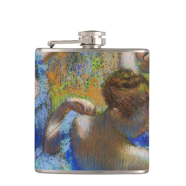 Edgar Degas - Blue Dancers Hip Flask (Front)