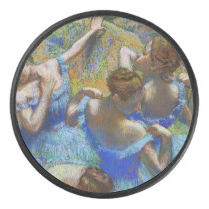 Edgar Degas - Blue Dancers  Hockey Puck