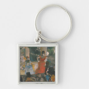 Edgar Degas   Cafe Concert at Les Ambassadeurs Key Ring