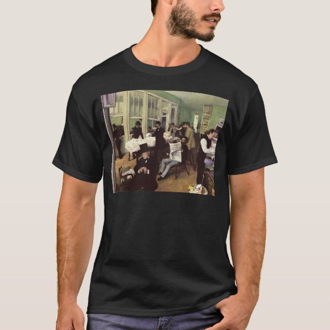 Edgar Degas Cotton Market In The New Orleans T-Shirt (Front)