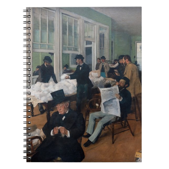 Edgar Degas - Cotton Office in New Orleans Notebook (Front)