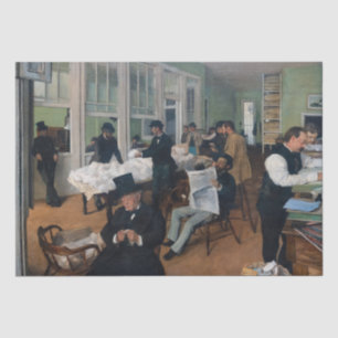 Edgar Degas - Cotton Office in New Orleans Tissue Paper