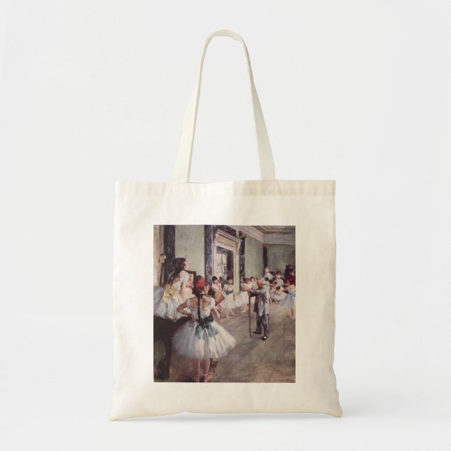 Edgar Degas - Dance Class 1875 oil canvas dancers Tote Bag (Front)