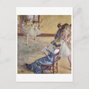 Edgar Degas - Dance Class Madame Cardinal 1878 oil Postcard