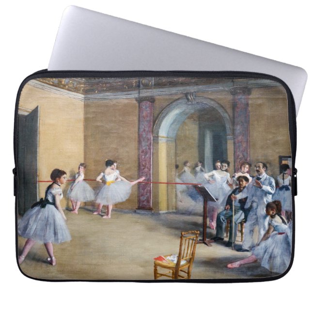 Edgar Degas - Dance Foyer, Opera rue Le Peletier Laptop Sleeve (Front)