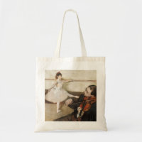 Edgar Degas Dance lesson. Vintage impressionism
