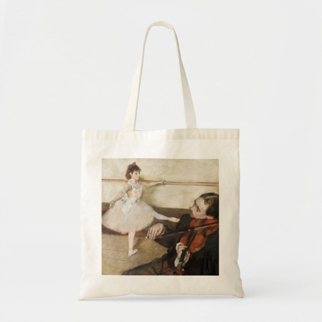 Edgar Degas Dance lesson. Vintage impressionism Tote Bag (Front)