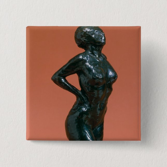 Edgar Degas | Dancer at Rest, c.1882-95 15 Cm Square Badge (Front)