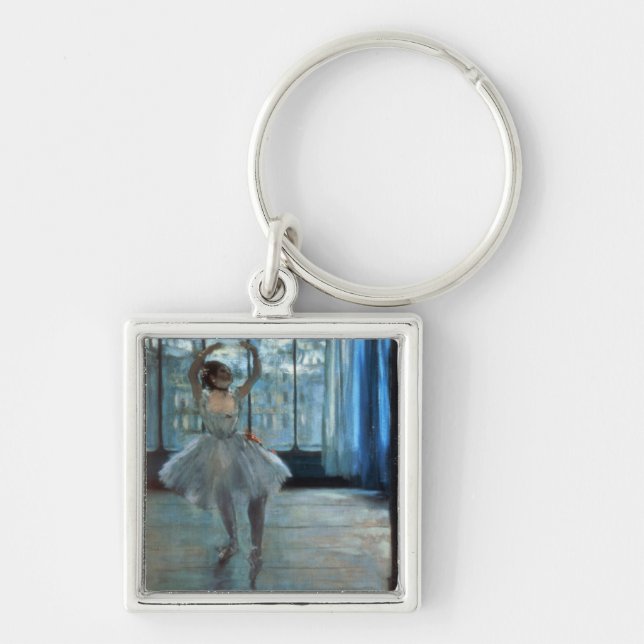 Edgar Degas | Dancer in Front of a Window Key Ring (Front)