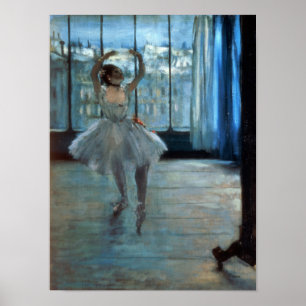 Edgar Degas Dancer in Front of a Window Poster