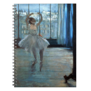 Edgar Degas Dancer in Front of a Window Spiral Notebook