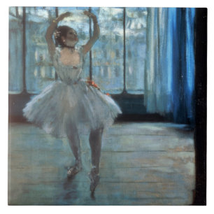 Edgar Degas Dancer in Front of a Window Tile