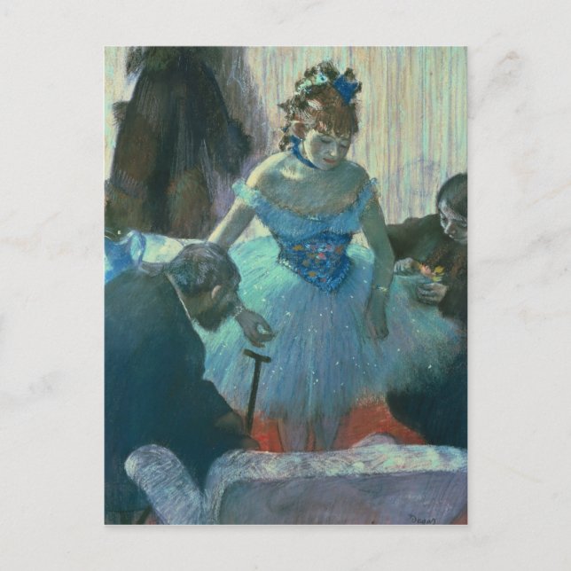 Edgar Degas | Dancer in her dressing room Postcard (Front)
