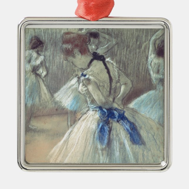 Edgar Degas | Dancer Metal Tree Decoration (Front)