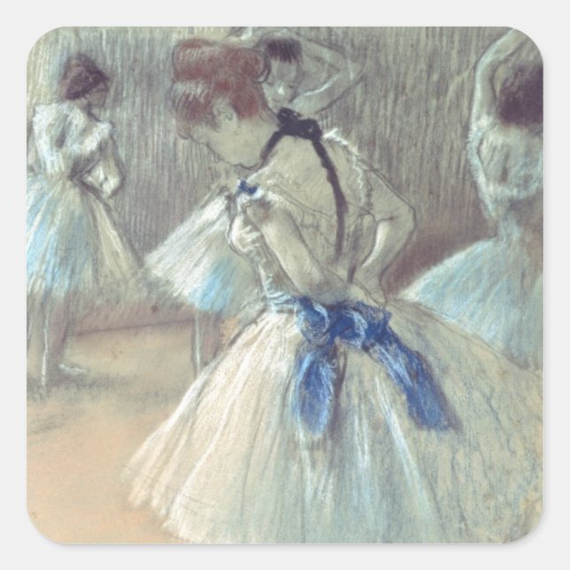 Edgar Degas | Dancer Square Sticker (Front)