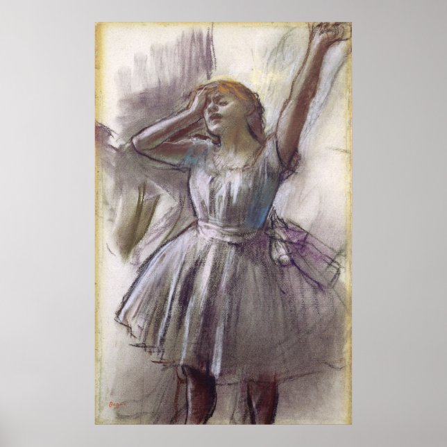 Edgar Degas Dancer Stretching Poster (Front)