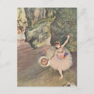 Edgar Degas   Dancer Takes a Bow Postcard