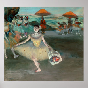 Edgar Degas   Dancer with bouquet, curtseying Poster