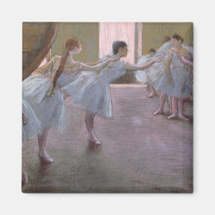 Edgar Degas Dancers at Rehearsal, 1875-1877 Magnet