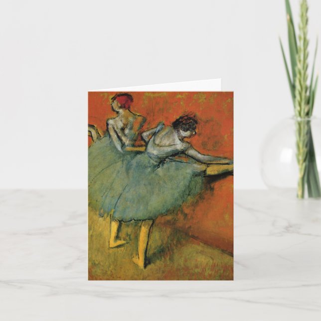 Edgar Degas | Dancers at the Bar Card (Front)